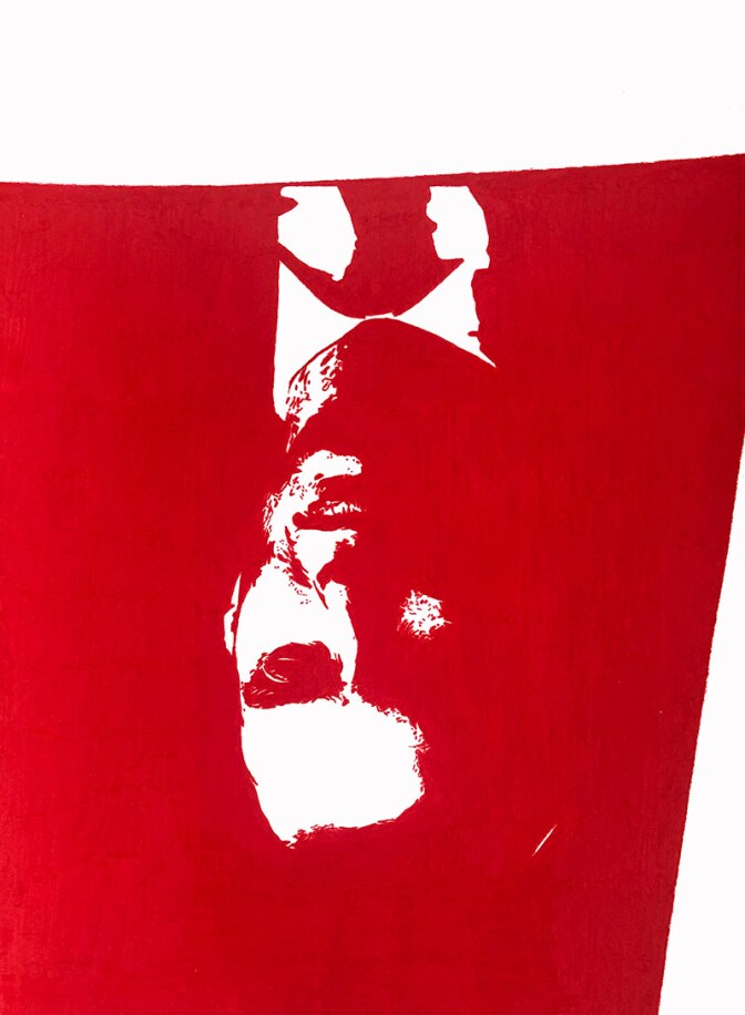 Justin Cole, “Enabler 21,” 2020. Series of portraits of political figures responsible for the current moment. | Courtesy of the artist.
