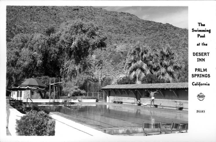 The Swimming Pool at the Desert Inn Palm Springs