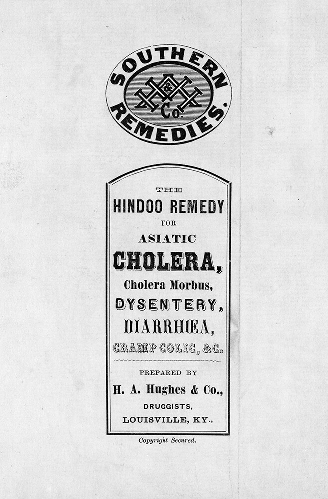 "The Hindu Remedy for Asiatic Cholera" | Library of Congress