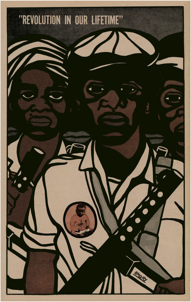 Emory Douglas - Revolution in our Lifetime poster
