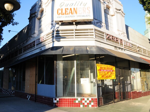 Zeb's Cleaners was one of the businesses that received an eviction notice several months ago. The owner chose to relocate up the street. I Photo: Alvaro Parra