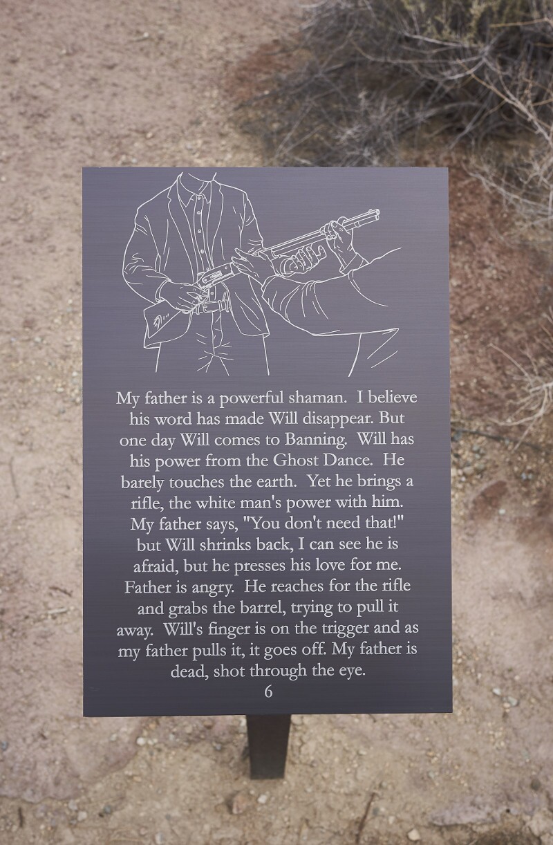 Plaque 6 at the Joshua Tree National Park. | Photo: Ruth Nolan.