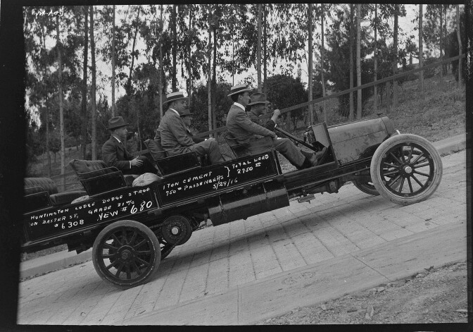 Dodge Truck on Baxter Street, 1916
