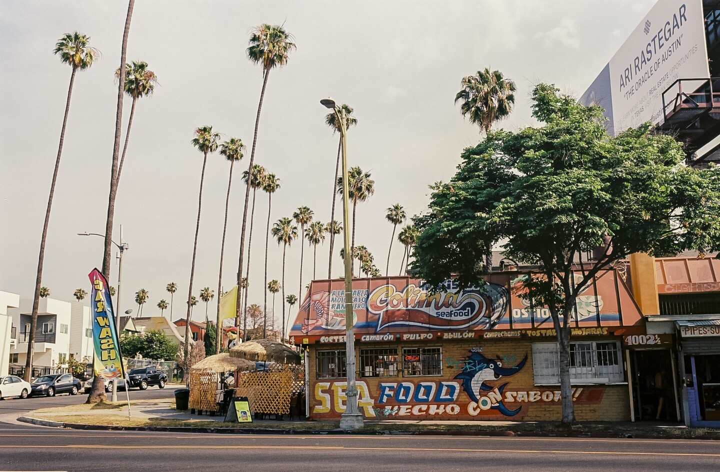 A mariscos restaurant in East Hollywood.