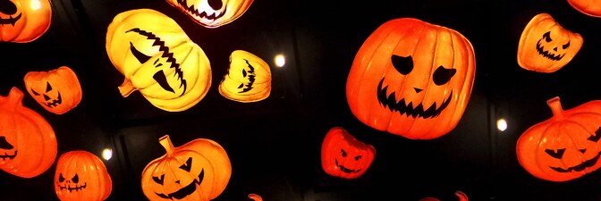 Decorative jack-o'-lanterns at Hauntoween L.A. | Sandi Hemmerlein
