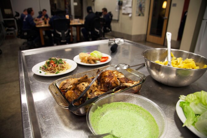 Mark Ramirez Food at Fire House