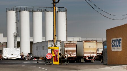 Site of the Exide battery recycling plant in Vernon, in southeast Los Angeles. photo Nick Ut/AP