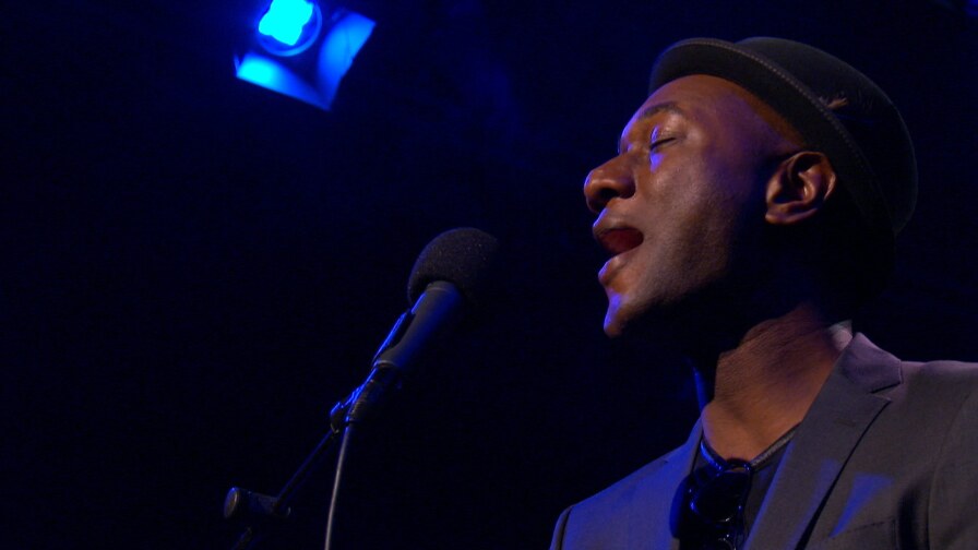 Aloe Blacc Singing on Studio A
