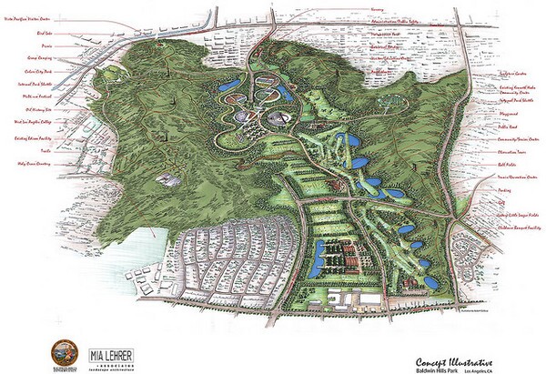 Conceptual Plan for 'One Big Park'