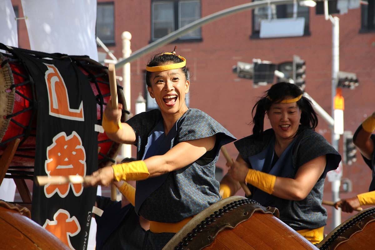 L.A. Matsuri Taiko drum group during 2016 Nishi Hongwanji Obon Festival | V.T. Polywoda/Flickr/Creative Commons (CC BY-NC-ND 2.0)