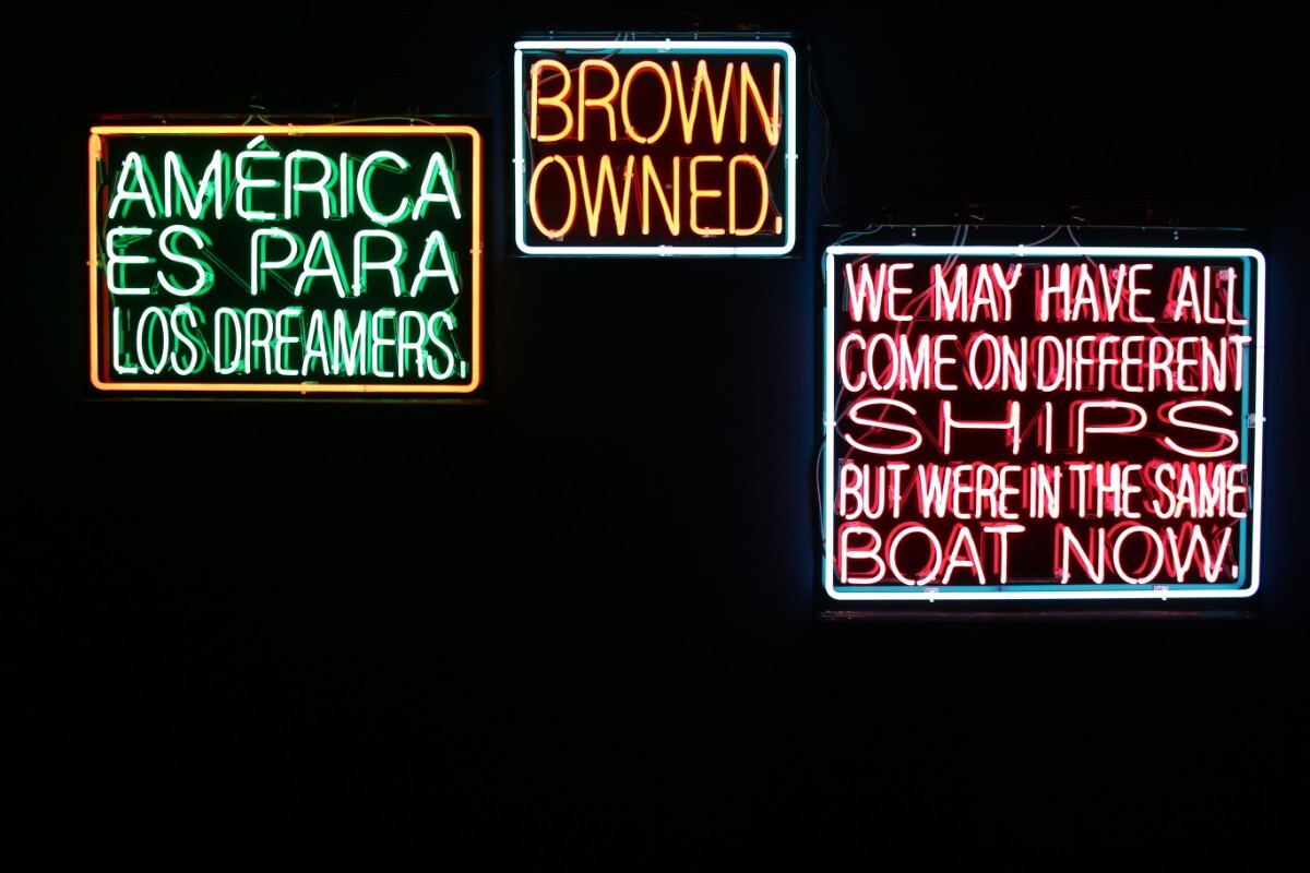 "America is for Dreamers" 2016-2017 by Patrick Martinez | Samanta Helou Hernandez