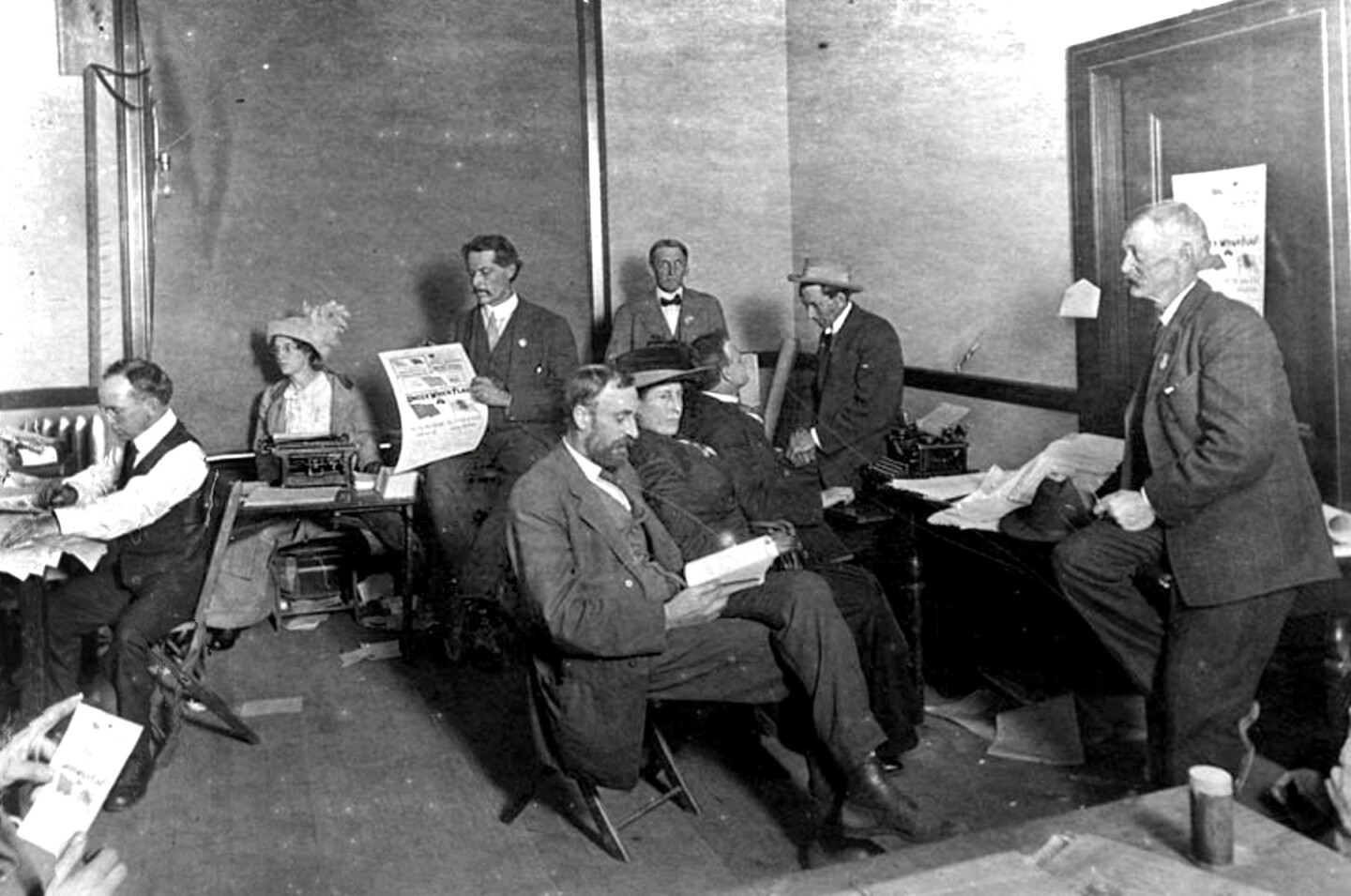 Los Angeles Socialist Party offices, 1911