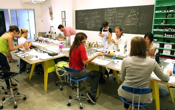 Perfumery workshop, held at IAO.