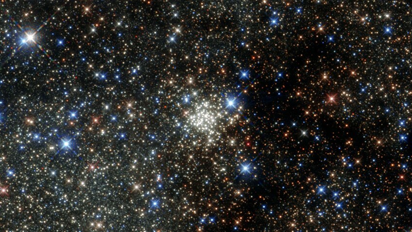 The Arches Cluster, the densest known star cluster in the Milky Way.