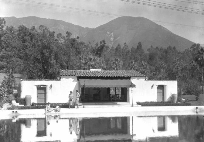 Arrowhead Springs Hotel pool, circa 1925-30