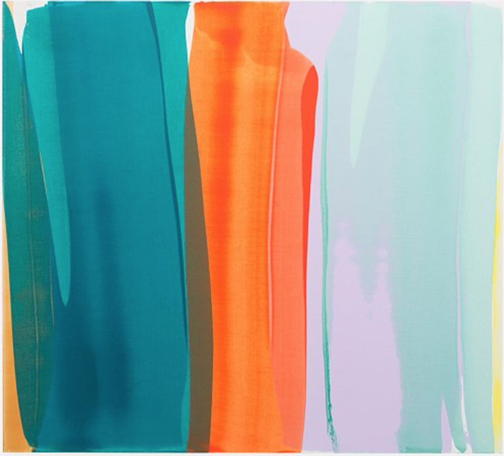 Yunhee Min, movements (surge 3), 2016, acrylic on linen, 60"x66"| Courtesy of Yunhee Min