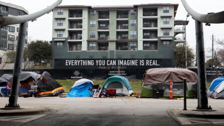 Texas' homeless struggle as public camping is criminalized