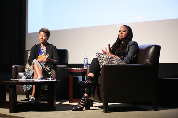 The Un-Private Collection: Kara Walker and Ava DuVernay, an art talk presented by The Broad museum, held at The Writers Guild Theater on Saturday, October 11, 2014, in Beverly Hills, Calif. (Photo by Ryan Miller/The Broad)