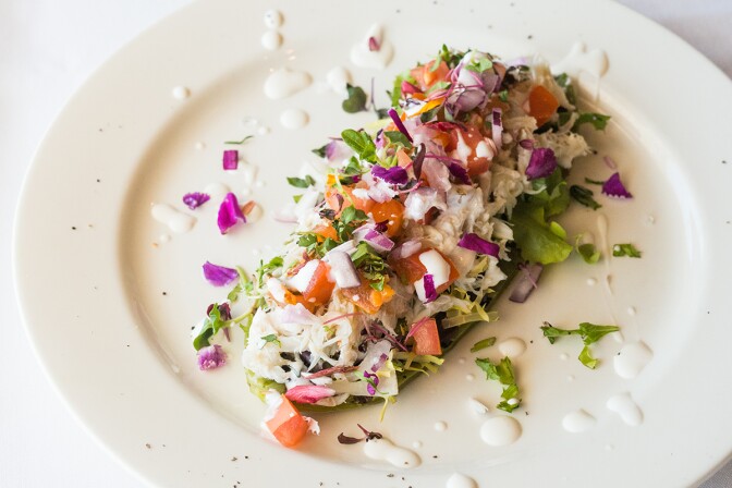 Babita's Crab Huarache De Nopal. | Staci Valentine