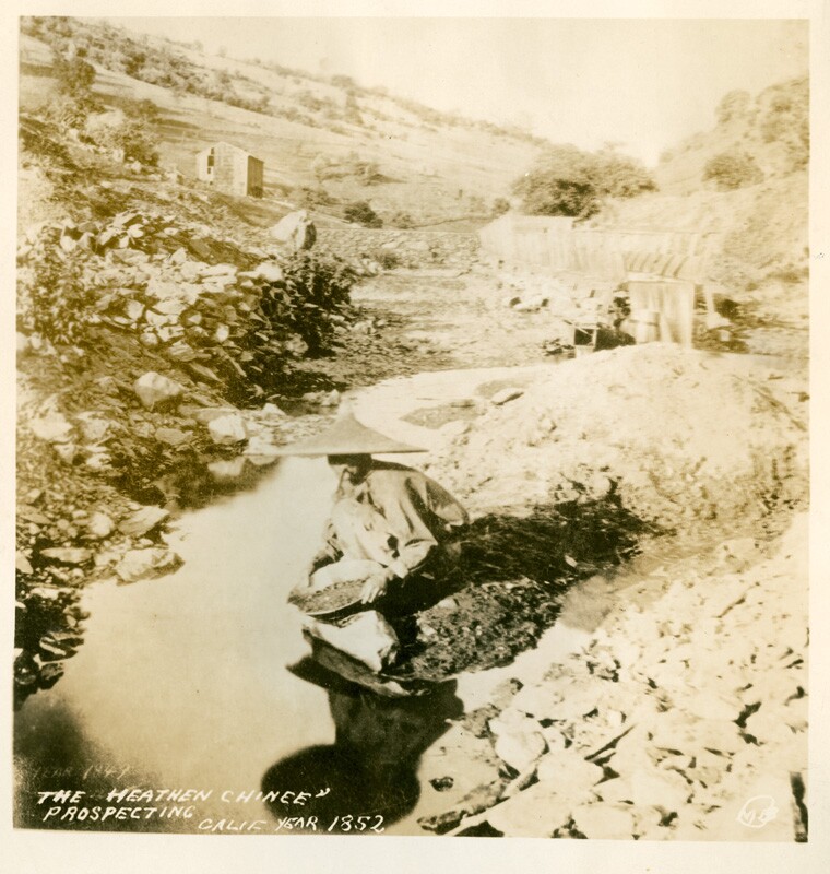 A Chinese placer miner