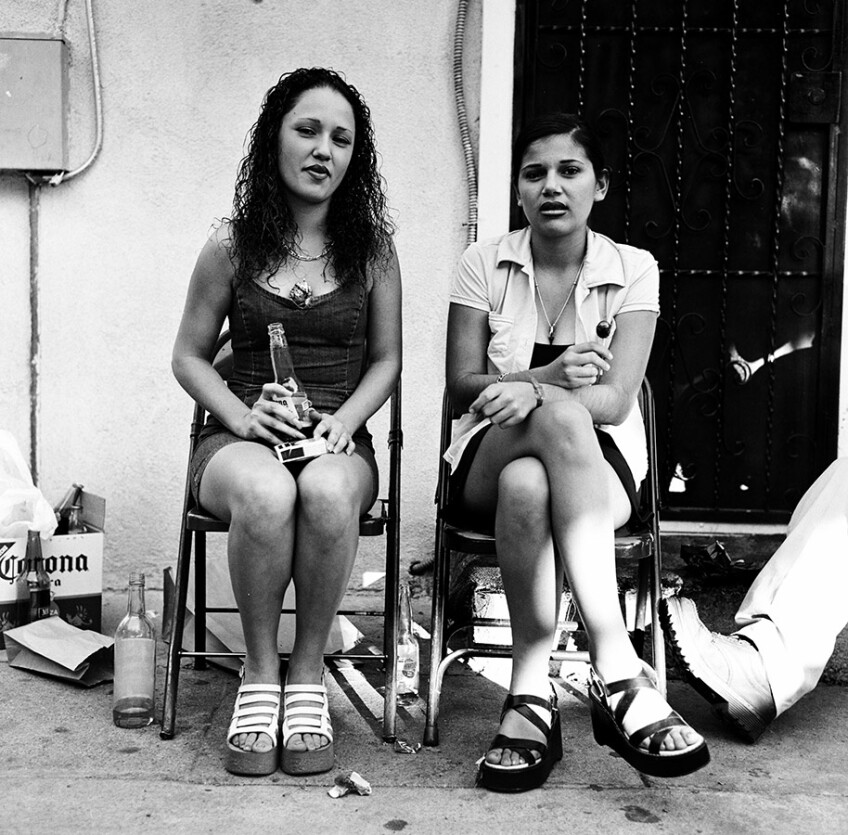 Early arrivals at the party