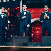 Gianluca Ginoble, Ignazio Boschetto and Piero Barone of Il Volo.