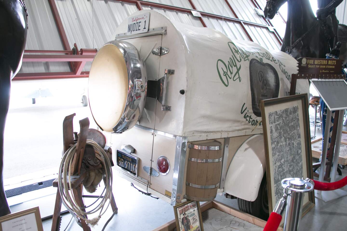 This caravan was originally Nudie's property and given to Rex Allen, who added his name on the cover | Carren Jao