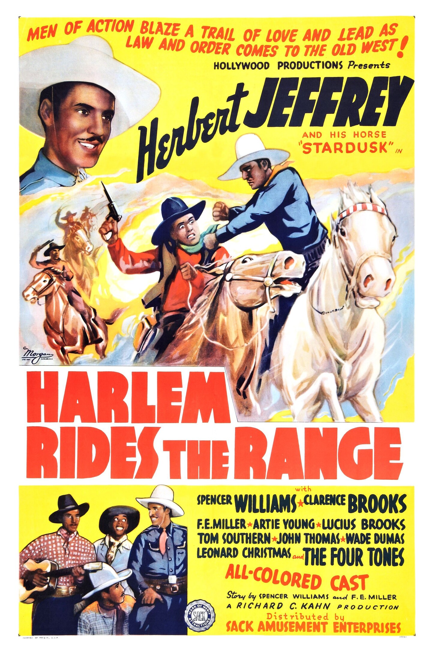 Poster for the 1939 American western film Harlem Rides the Range. | Sack Enterprises/Wikicommons