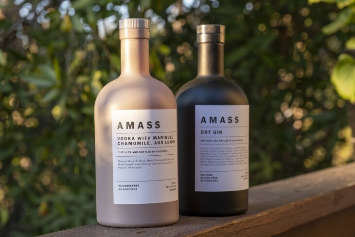 Amass vodka and gin taking in the sunset on McLachlan's porch. | Chava Sanchez/LAist
