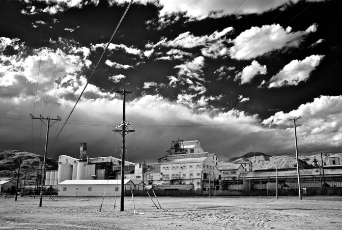 Searles Valley Minerals Plant, Infrared Exposure, Trona, CA, 2010 | Photo: Osceola Refetoff