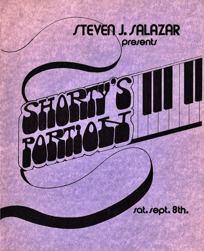Program cover for Steven J. Salazar's 1973 San Gabriel Civic Auditorium performance.