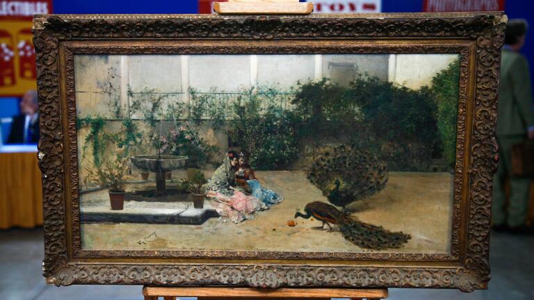 Appraisal: Raimundo de Madrazo y Garreta Oil, ca. 1880
