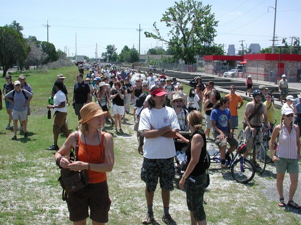 Lafitte Corridor hikers from 5th annual hike in 2009 | Photo by Bart Everson