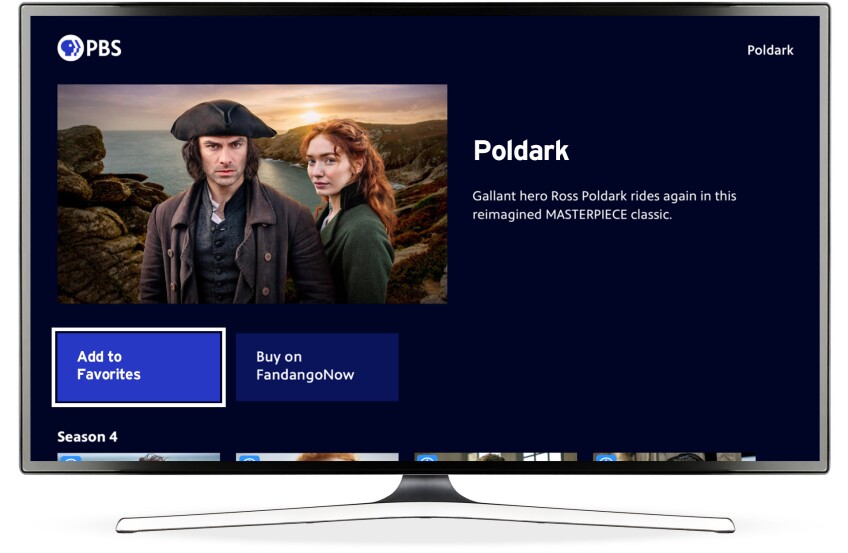 PBS Roku App Featuring Poldark