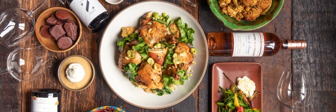 Some food and wine options from a.o.c.| Anne Fishbein