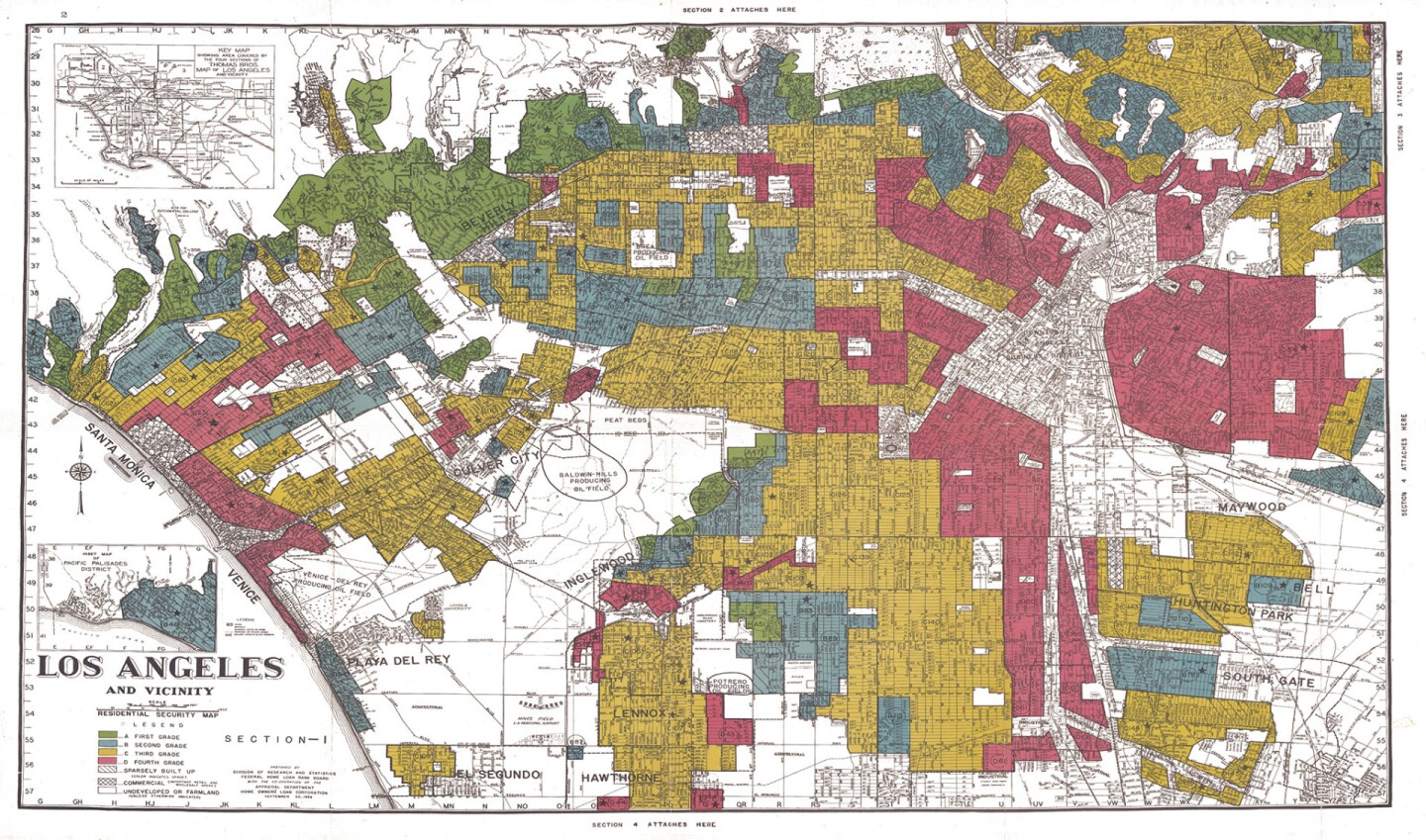 Redlining Map - Los Angeles