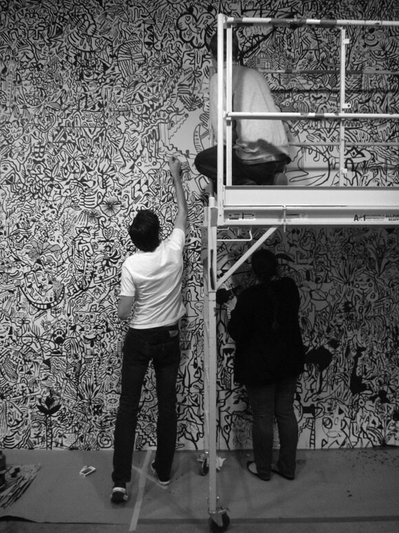 Sumi process shot at PMCA
