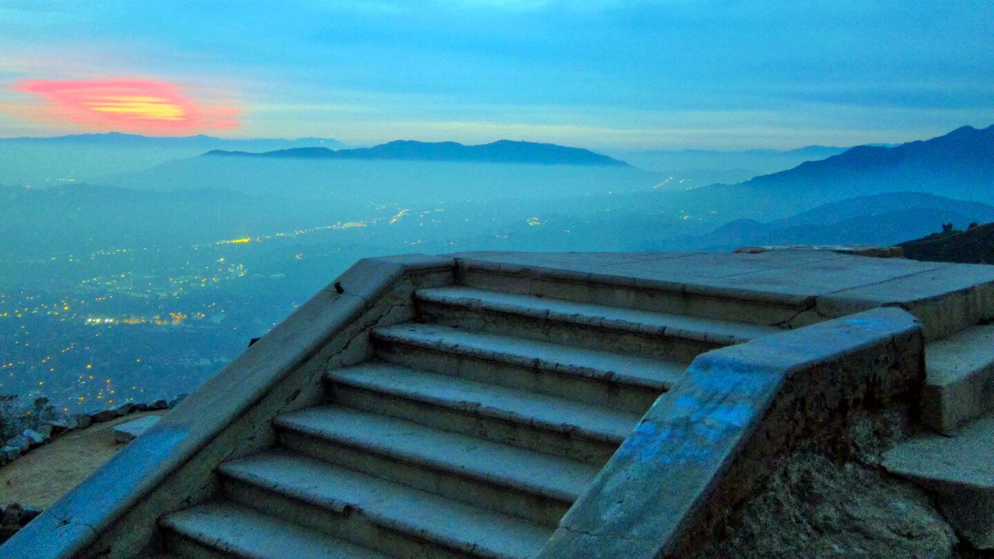 ruins of echo mountain house stairs