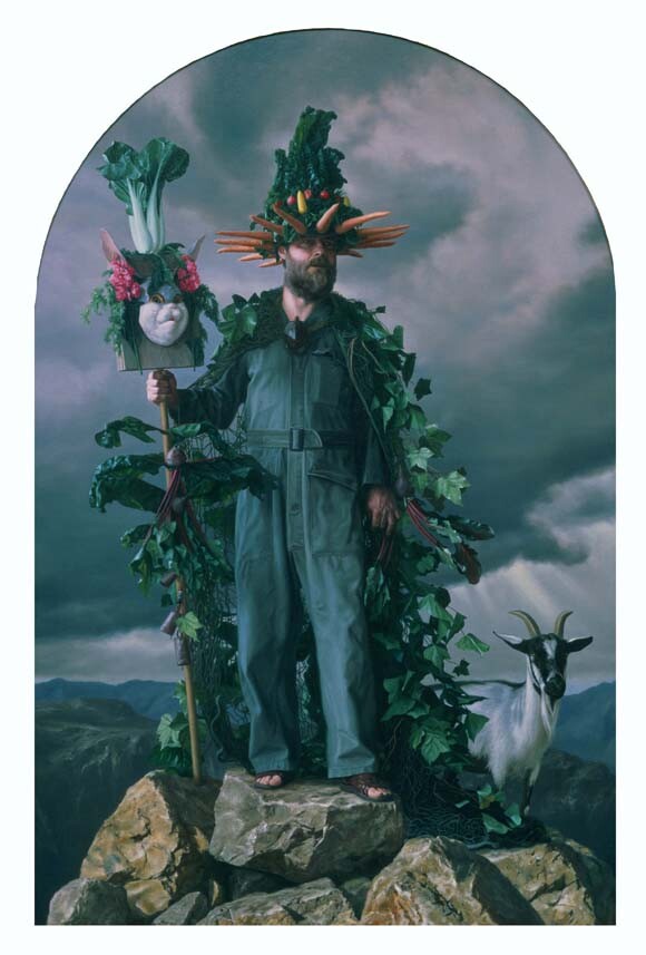 Jon Swihart, Untitled (CSUN TOOL GUY), 1991 / Oil on canvas, 36 in. x 26 in. | Courtesy of CSUN.