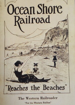 pamphlet for ocean shore rail
