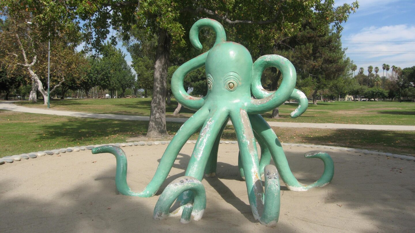 Whittier Narrows Play Sculptures | photo L.A. Co. Dept. of Parks & Recreation