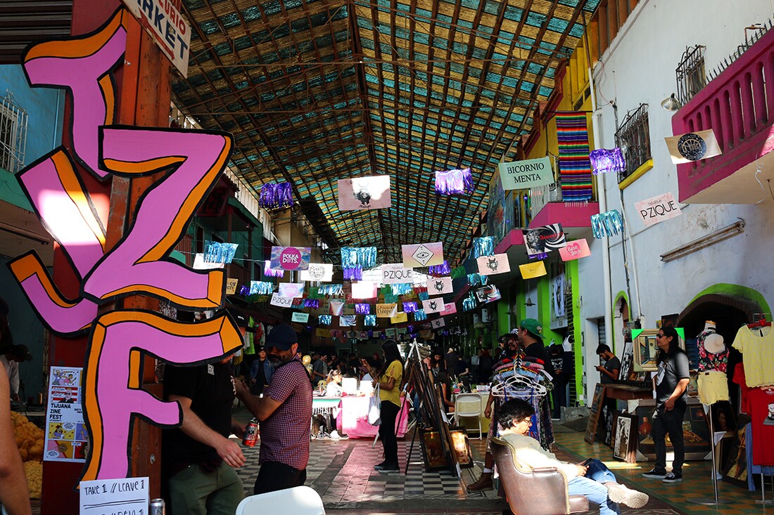 Tijuana Zine Fest on Pasaje Gomez | Samanta Helou Hernandez
