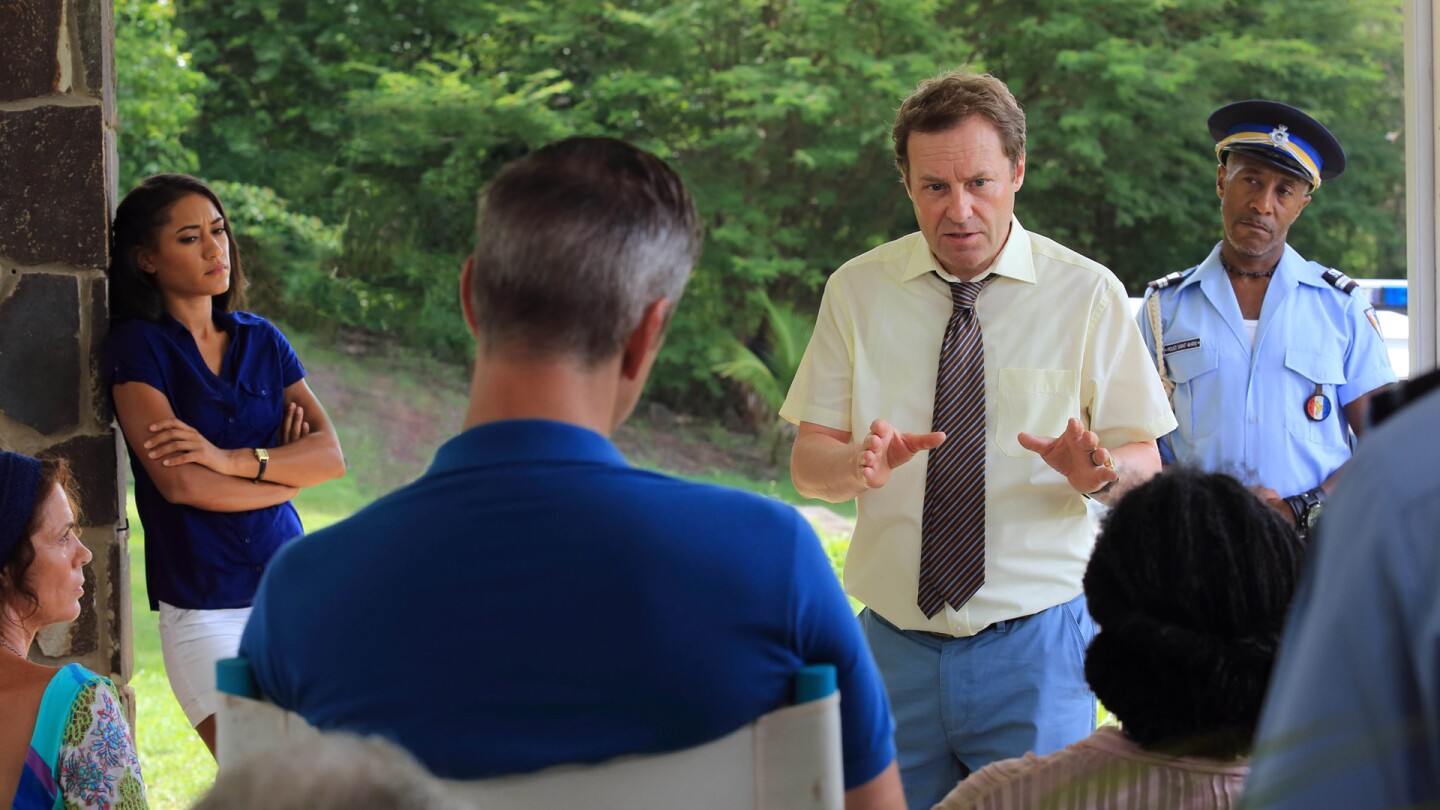 Death In Paradise Kcet A string of top names appear in the new series including ade edmondson and samuel west in episode one. death in paradise kcet