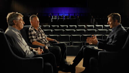 Bruce Springsteen and Bob Santelli