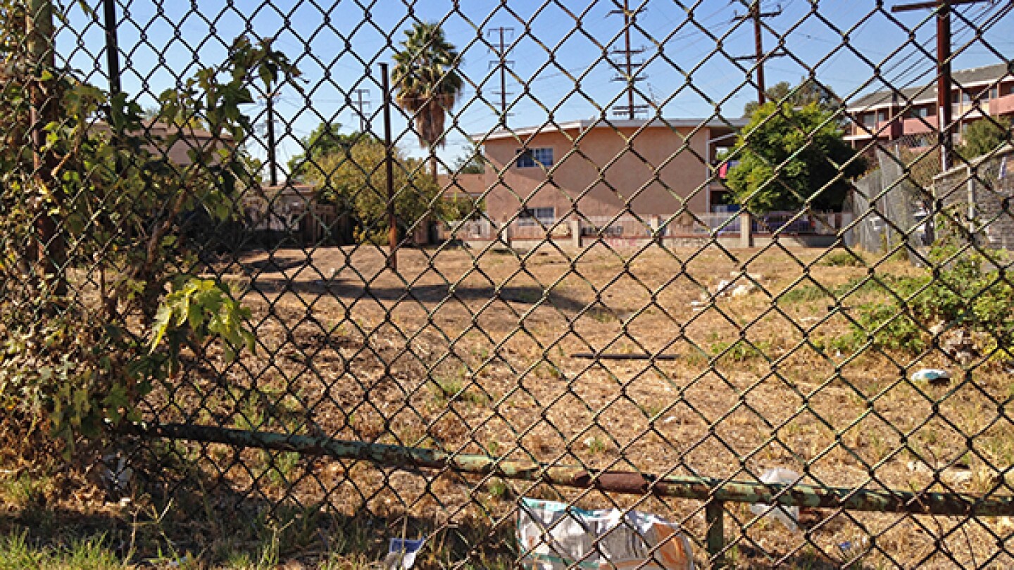 Vacant lot on the corner of Fletcher Dr. and Ave. 35 in Glassell Park