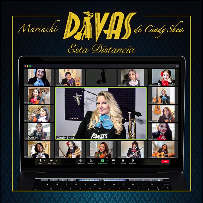 "Esta Distancia" by Mariachi Divas de Cindy Shea album cover. | Courtesy of Cindy Shea