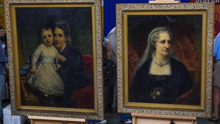 Appraisal: 1878 Daniel Huntington Oil Portraits