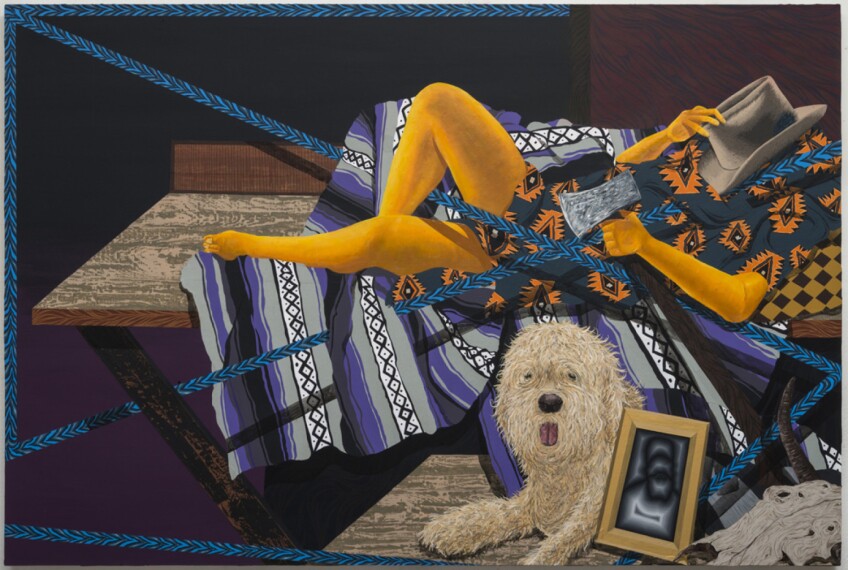 Amir H. Fallah, “The Earth Is But One Country (Eastern Bred, Southern Fed),” 2013. Courtesy of the Artist and Shulamit Nazarian Gallery.