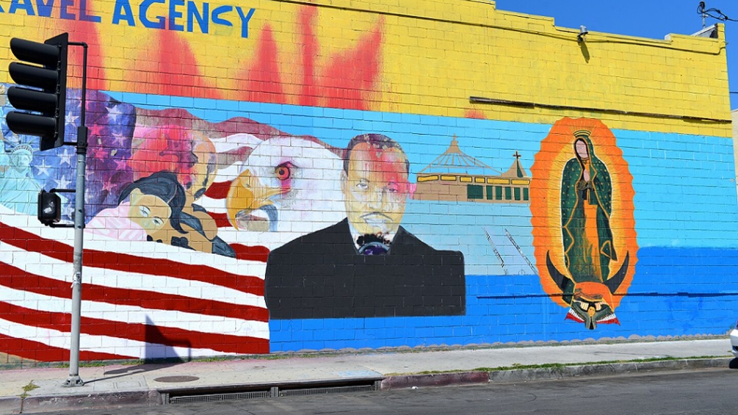 MLK/Virgin Mary Mural: South LA