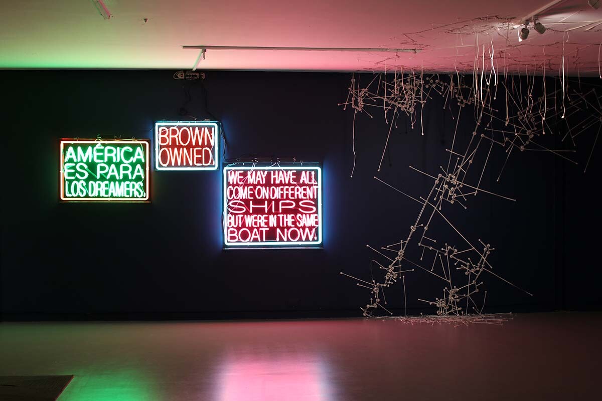Patrick Martinez's "America is for Dreamers" 2016-2017 | Samanta Helou Hernandez